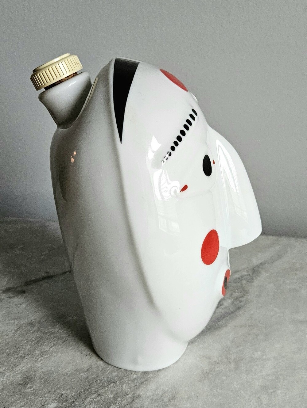 Rare 1988 Jinro Soju Seoul Olympics Ceramic Mask Decanter Bottle - Picture 5 of 15